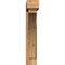 Ekena Millwork Thorton Block Rough Sawn Bracket w/ Offset Brace, Western Red Cedar, 6"W x 30"D x 34"H BKT0604X30X34THR05RWR - alternate 3